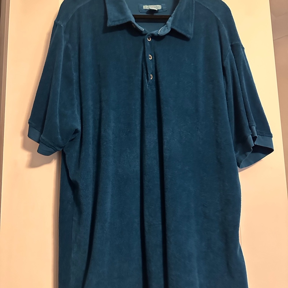 Carbon 2 Cobalt Men’s Terry Cloth Polo